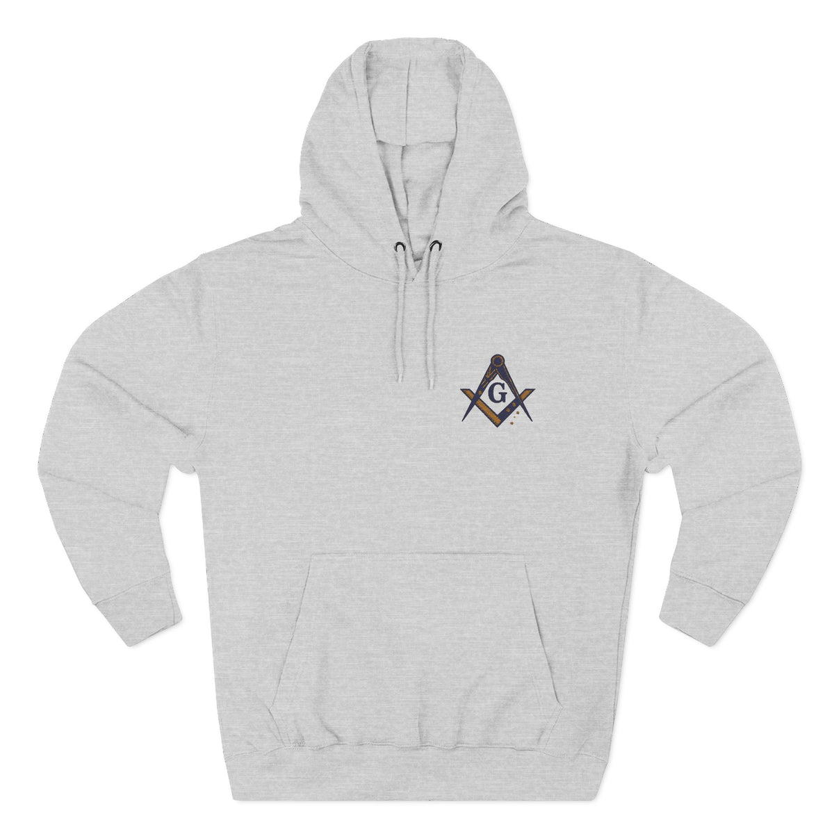 Master Mason Blue Lodge Australia Jurisdiction Hoodie - Stitched Chest Symbol - Bricks Masons