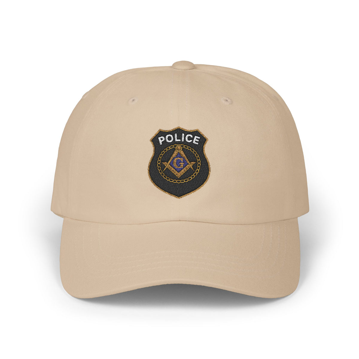 Master Mason Blue Lodge Baseball Cap - Embroidered Police Mason Dad Cap - Bricks Masons