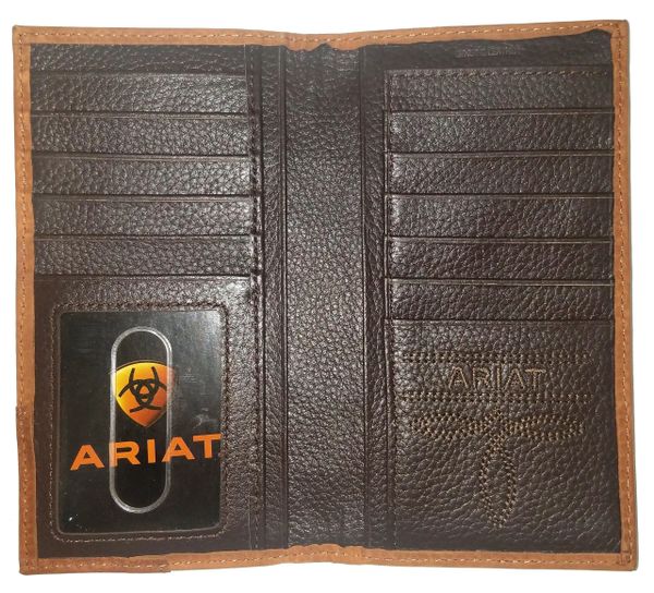 Master Mason Blue Lodge Wallet - Ariat Gator Print TX Mason - Bricks Masons