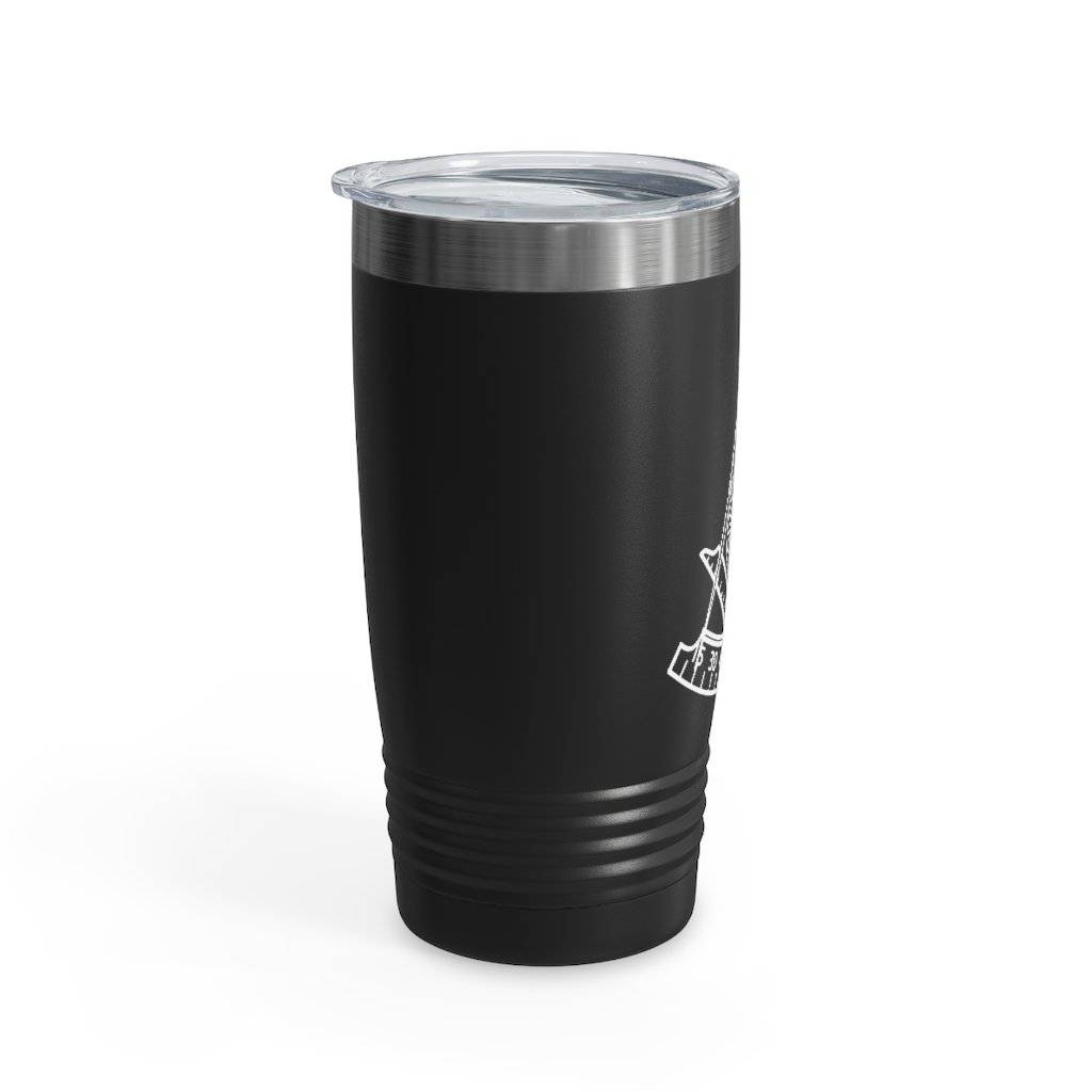 Past Master Blue Lodge Ringneck Tumbler - Various Colors 20oz - Bricks Masons