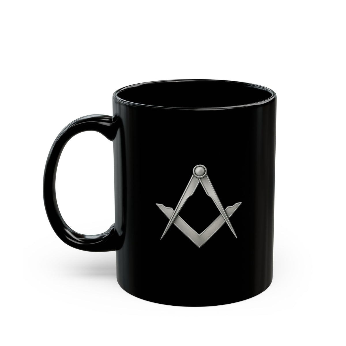 Master Mason Blue Lodge Black Mug - (11oz, 15oz) - Bricks Masons