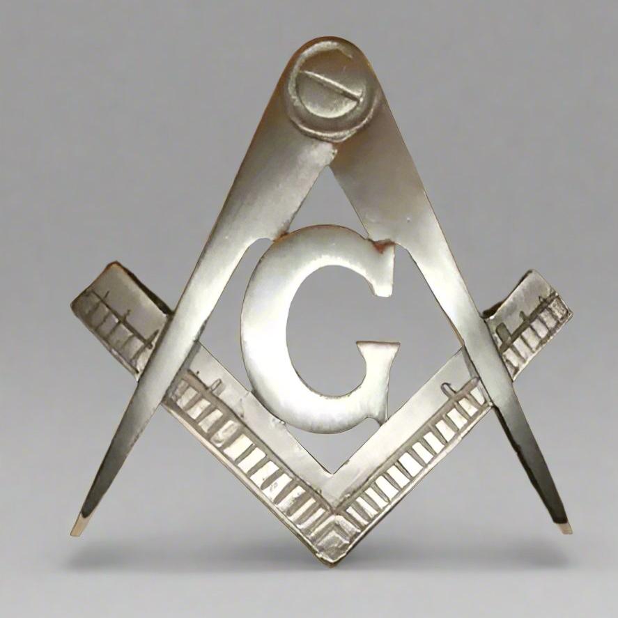 Master Mason Blue Lodge Pin - Square & Compass G - Bricks Masons
