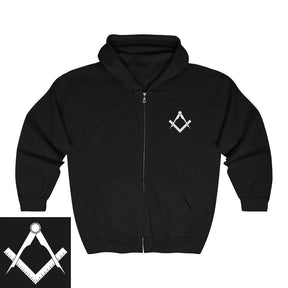 Master Mason Blue Lodge Hoodie - Square & Compass 4 Colors