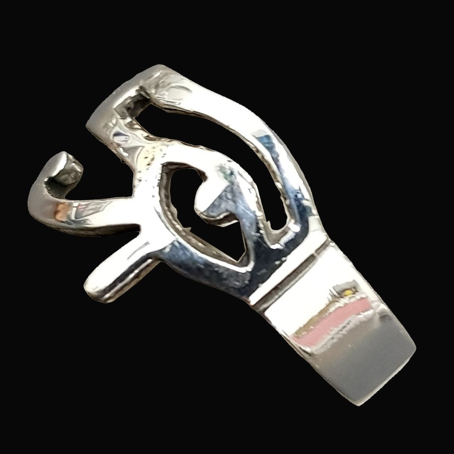 Egyptian Eye of Horus Ring in Silver 1.5 cm 4 g Art 1010 - Bricks Masons