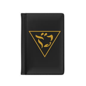 Grand Tiler of Solomon Passport Cover - Black PU Leather With Inner Compartments - Bricks Masons