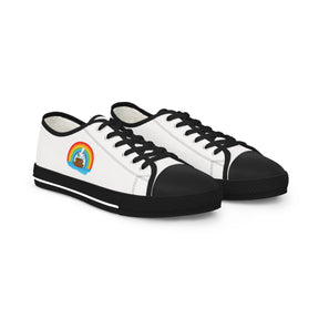Royal Ark Mariner Sneaker - Low Top Sneaker Black & White Colorful Emblem - Bricks Masons