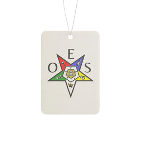 OES Car Air Freshener - Colorful Star with OES Lettering - Bricks Masons