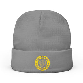 Order of the Golden Circle Beanie - Knit Embroidery Emblem - Bricks Masons