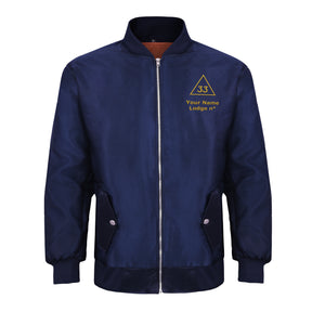 33rd Degree Scottish Rite Jacket - Blue Color With Gold Embroidery - Bricks Masons