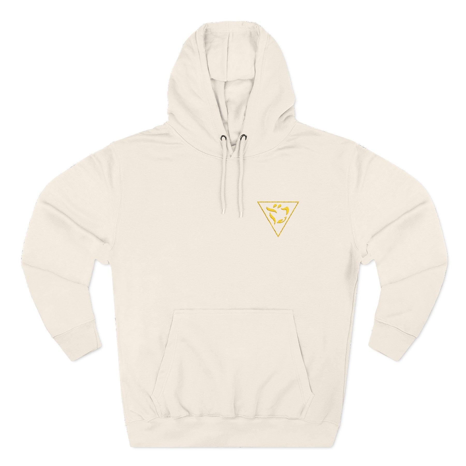 Grand Tiler of Solomon Hoodie - Three-Panel Fleece Front Embroidered Crest - Bricks Masons