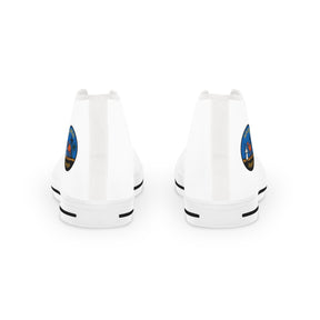 Queen of the South Sneaker - High Top Black & White - Bricks Masons