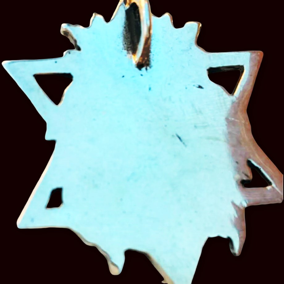 I said Leon Judah Rastafari Silver and Duble Gold 4 Cm Art 1341 - Bricks Masons