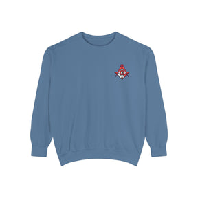Master Mason Blue Lodge Canada Jurisdiction Sweatshirt - Embroidered S&C Canada Flag - Bricks Masons