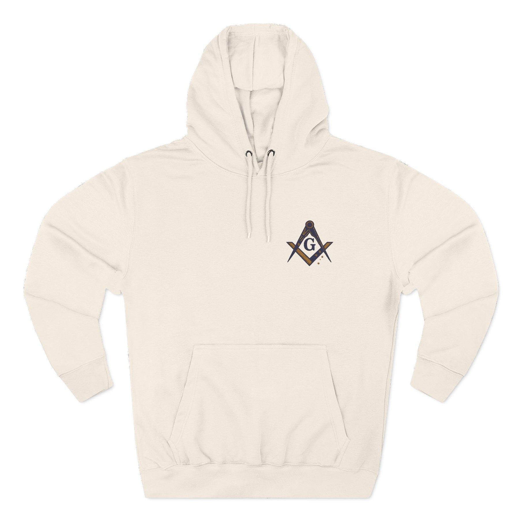 Master Mason Blue Lodge Australia Jurisdiction Hoodie - Stitched Chest Symbol - Bricks Masons