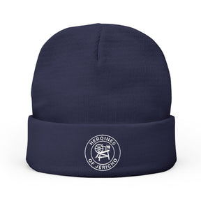 Heroines of Jericho Beanie - Various Colors Knit Embroidery Emblem - Bricks Masons