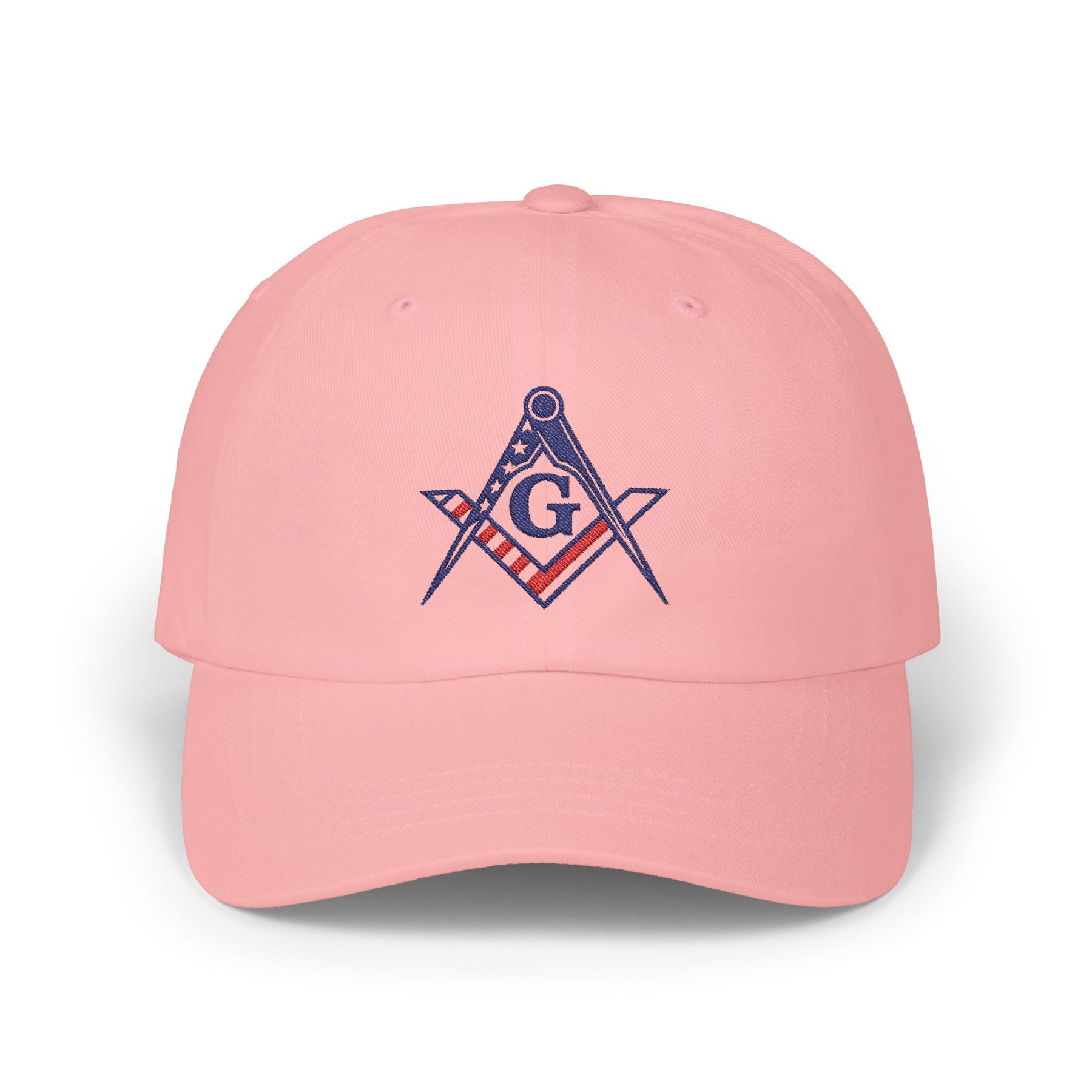 Master Mason Blue Lodge Baseball Cap - Embroidered Patriotic Masonic Dad Cap American Flag - Bricks Masons