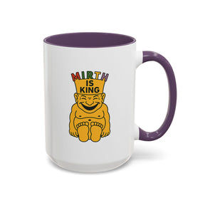 Royal Order of Jesters Mug - Mirth Is King Coffee Mug 11 & 15oz - Bricks Masons
