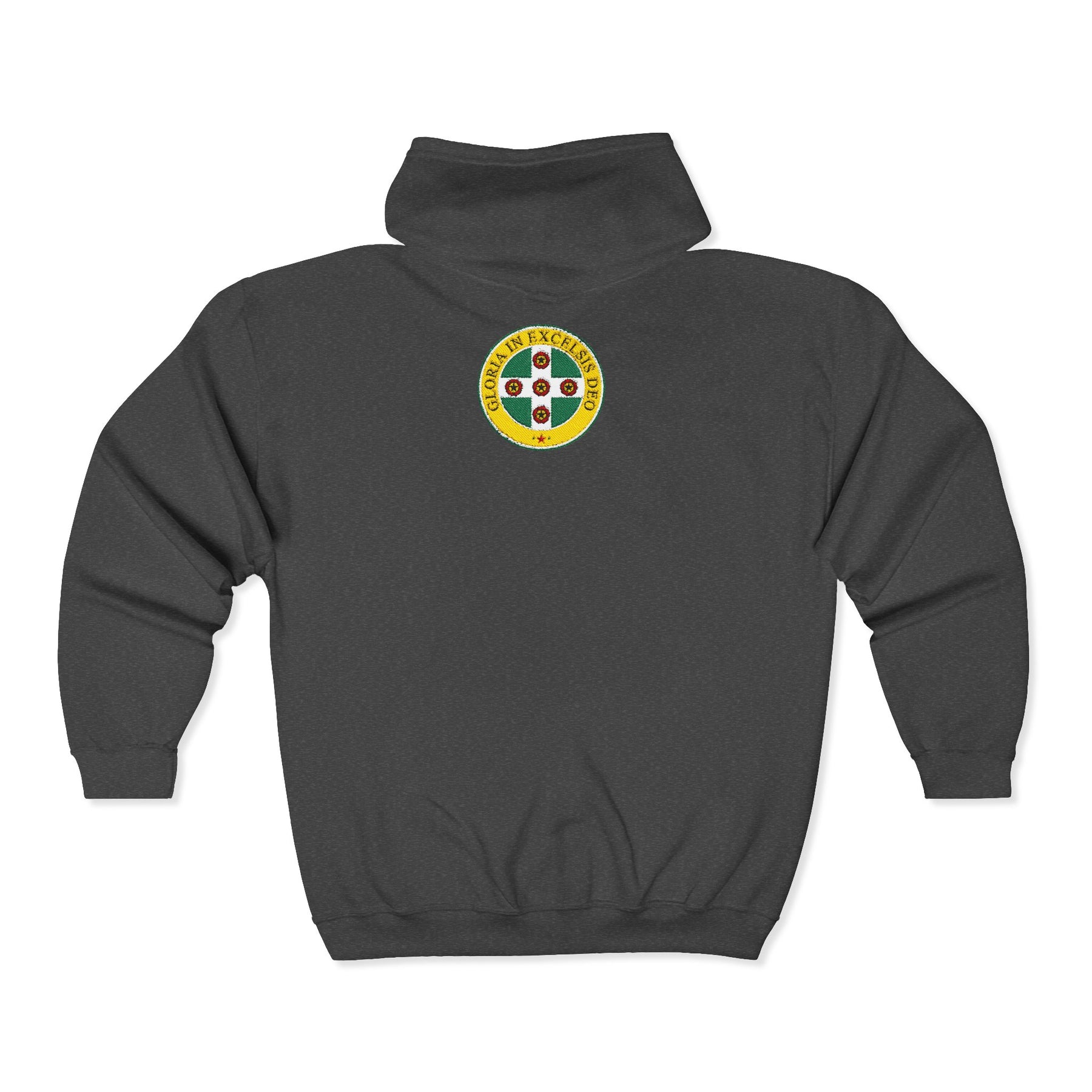 Royal Order of Scotland Hoodie - Zip Up Jacket Front & Back Crest - Bricks Masons