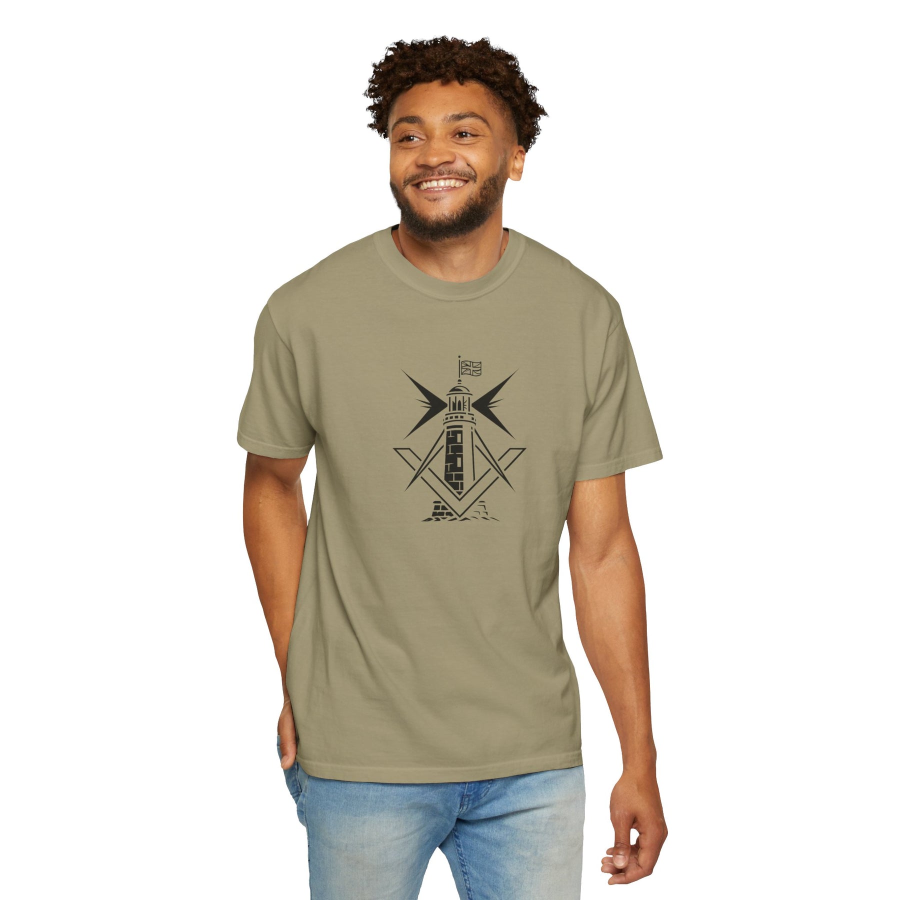 Master Mason Craft T-Shirt - United Kingdom Beacon of Brotherhood - Bricks Masons