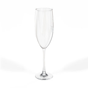 Master Mason Blue Lodge Champagne Flute - Square & Compasses Forget Me Not - Bricks Masons