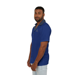 Men's Hawaiian Camp Shirt (AOP) - Bricks Masons