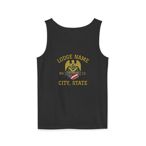 Master Mason Blue Lodge Tank Top - Personalizable Veteran Mason - Bricks Masons