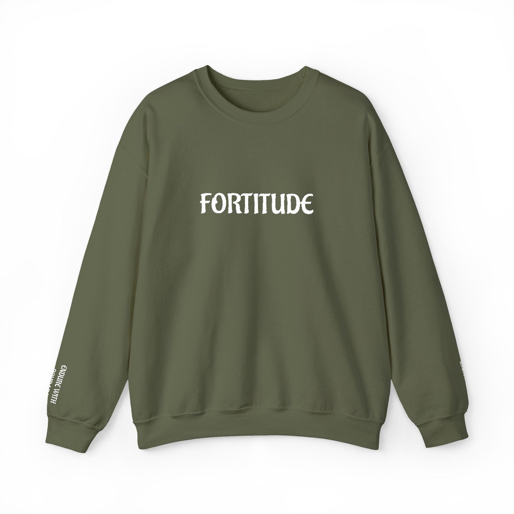 Master Mason Blue Lodge Sweatshirt - Fortitude Endure with Courage Square & Compass - Bricks Masons