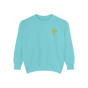 Council of Crusaders Sweatshirt - Embroidered Crusader Cross Chest Crest - Bricks Masons