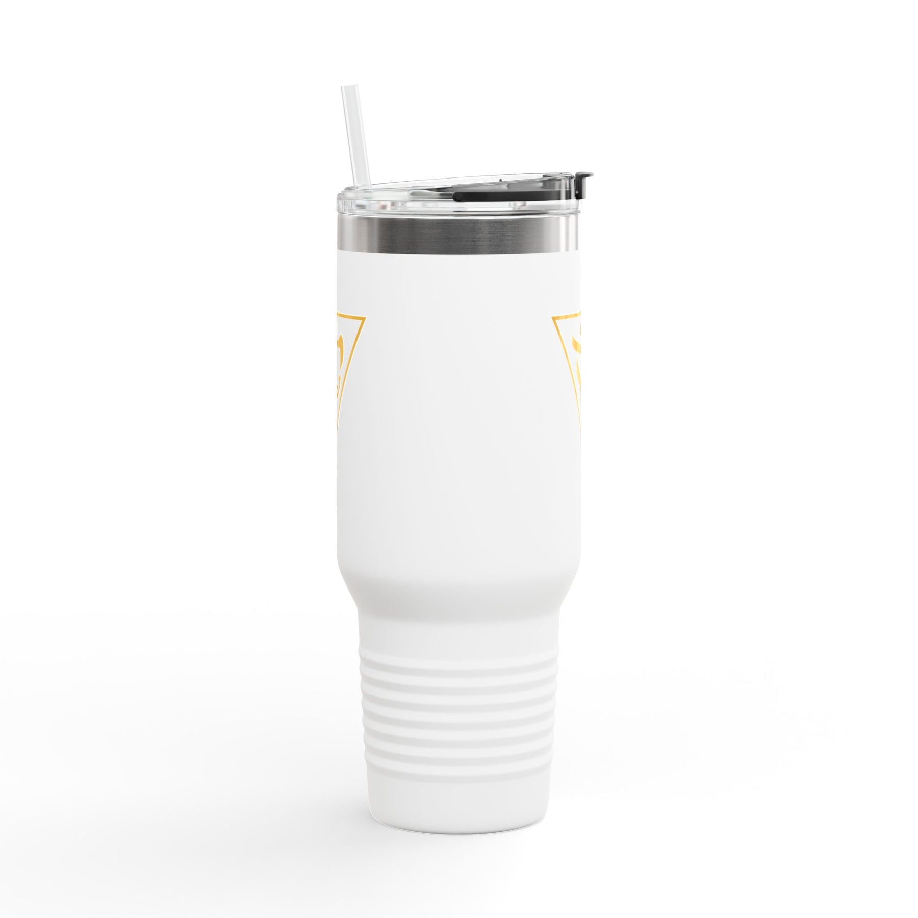 Grand Tiler of Solomon Ringneck Tumbler - White Stainless Steel & Insulated 40oz - Bricks Masons