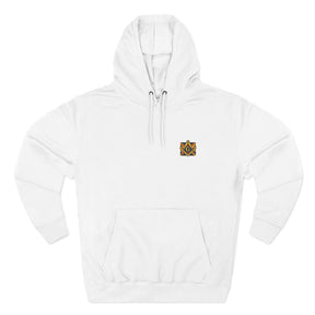 Master Mason Blue Lodge Hoodie - Three-Panel Fleece Signature Chest Stitch - Bricks Masons