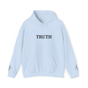 Master Mason Blue Lodge Hoodie - Truth Front & Sleeves Embroidery - Bricks Masons