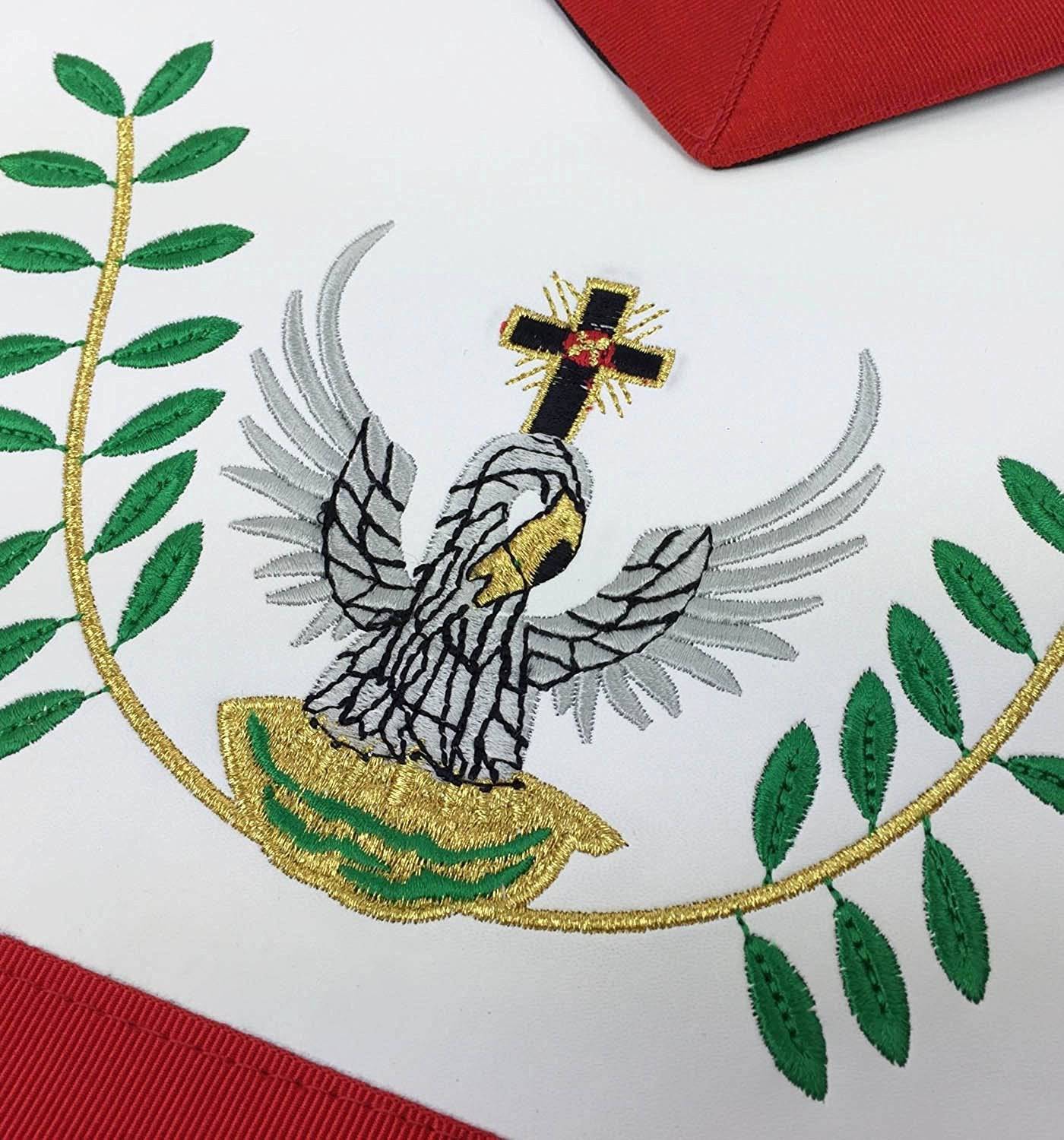 18th Degree Scottish Rite Regalia Set - Machine Embroidery - Bricks Masons