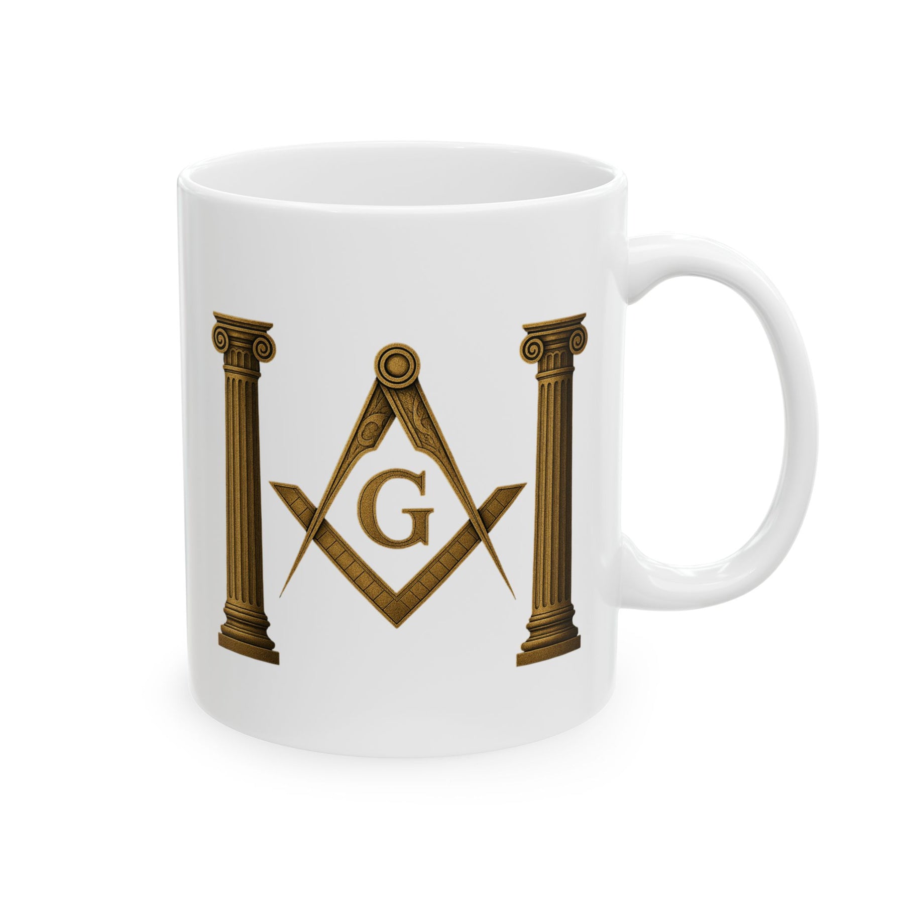 Master Mason Blue Lodge Mug -  (11oz, 15oz) - Bricks Masons