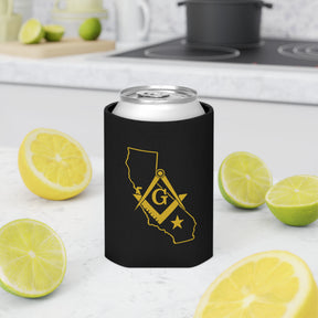 Master Mason Blue Lodge Can Cooler - California Mason - Bricks Masons