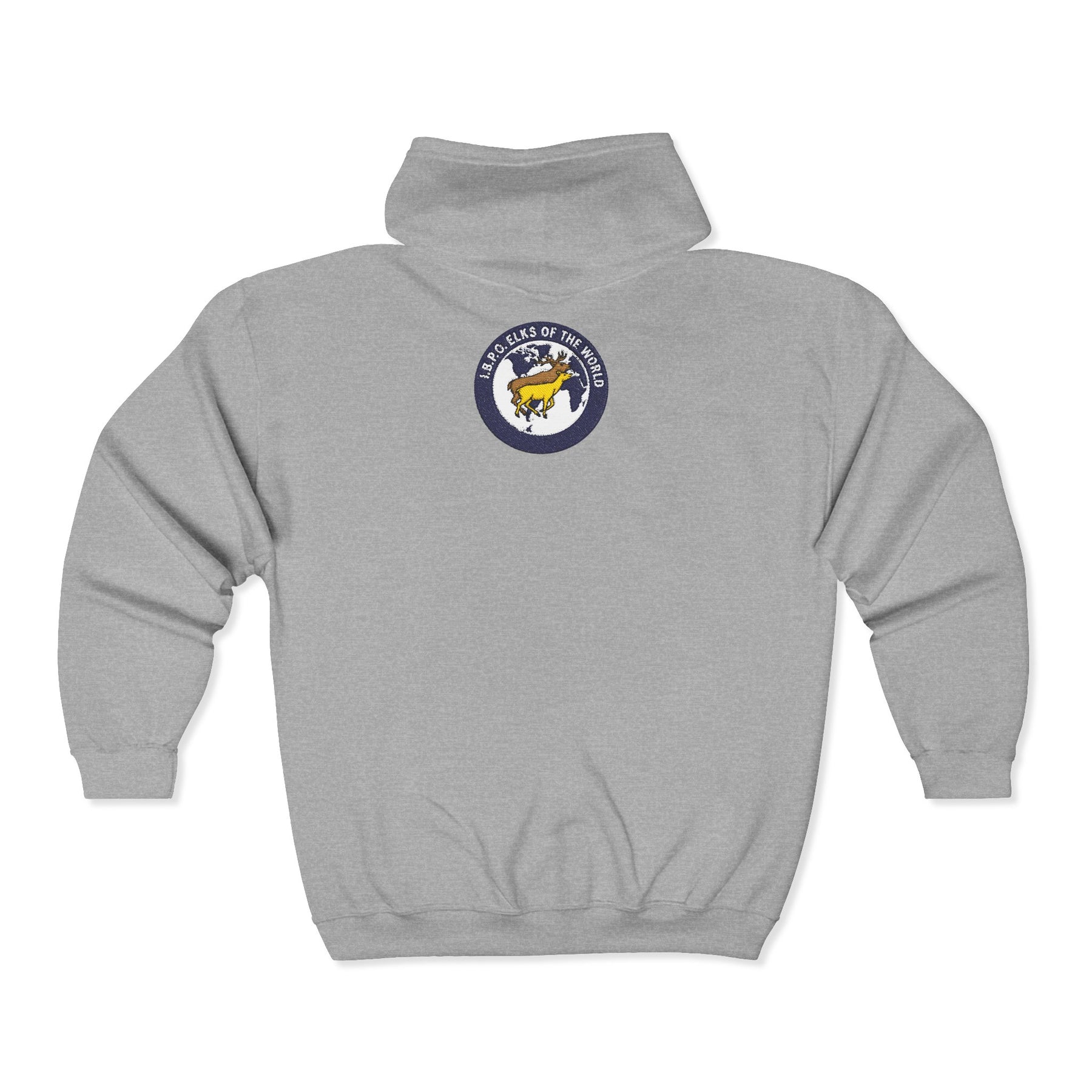 Elks of the World Hoodie - Zip Up Jacket Everyday Style - Bricks Masons