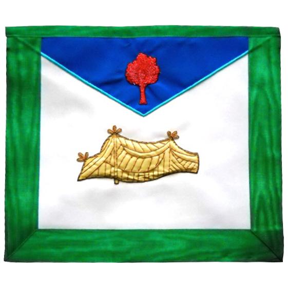 24th Degree Scottish Rite Apron - Tricolour Moire - Bricks Masons