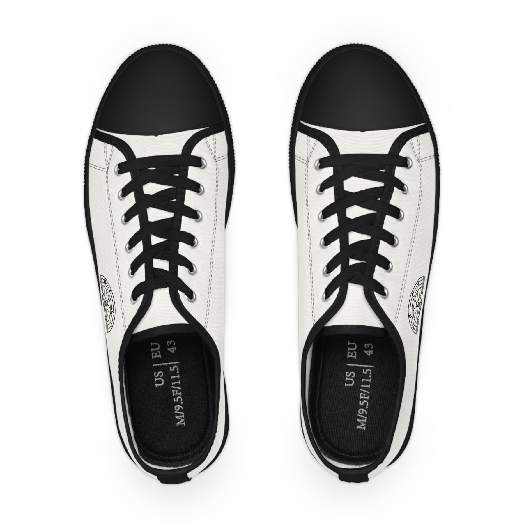 International Order Rainbow For Girls Sneaker - Low Top Sneaker Black & White - Bricks Masons