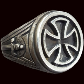 Templar Cross Ring in Silver 1.7 cm 9 g Art 288 - Bricks Masons
