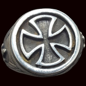 Templar Cross Ring in Silver 1.7 cm 9 g Art 288 - Bricks Masons