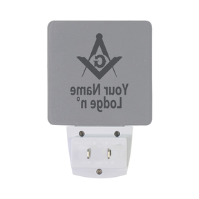 Master Mason Blue Lodge LED Sign - 2 Pieces Plug-in