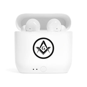 Master Mason Blue Lodge Earbud - Wireless Square & Compass G