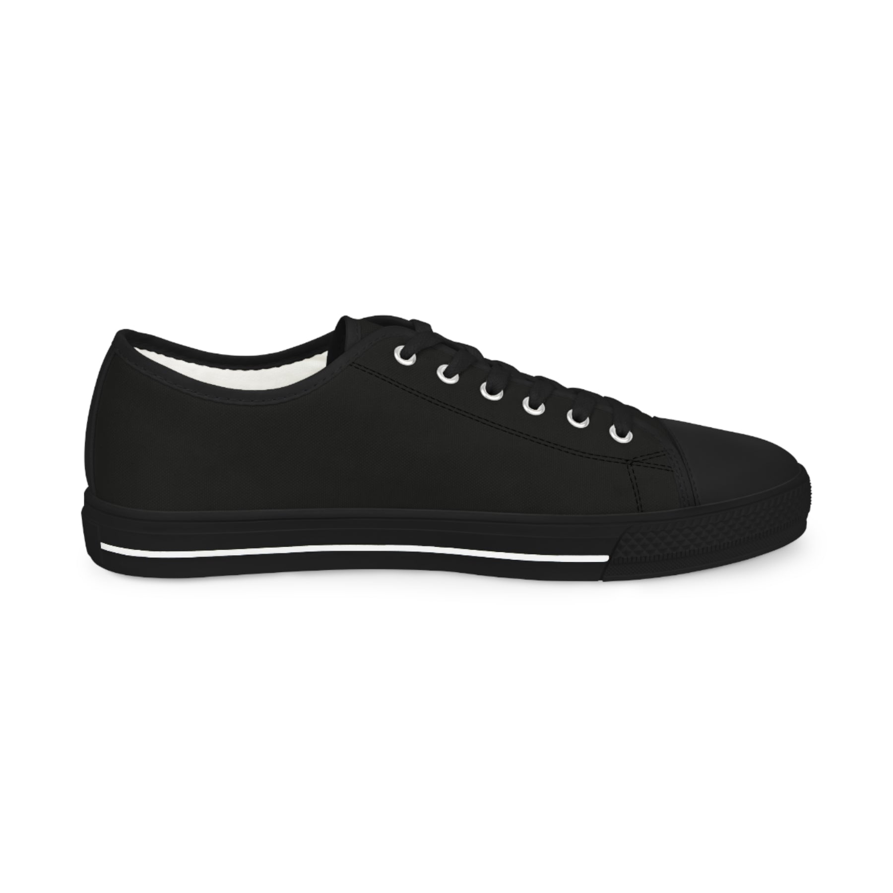 Grand Tiler of Solomon Sneaker - Low Top Sneaker Black & White Golden Emblem - Bricks Masons