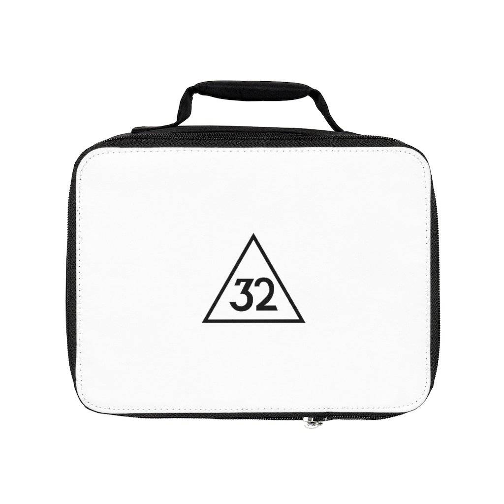 32nd Degree Scottish Rite Lunch Bag - Black & White - Bricks Masons