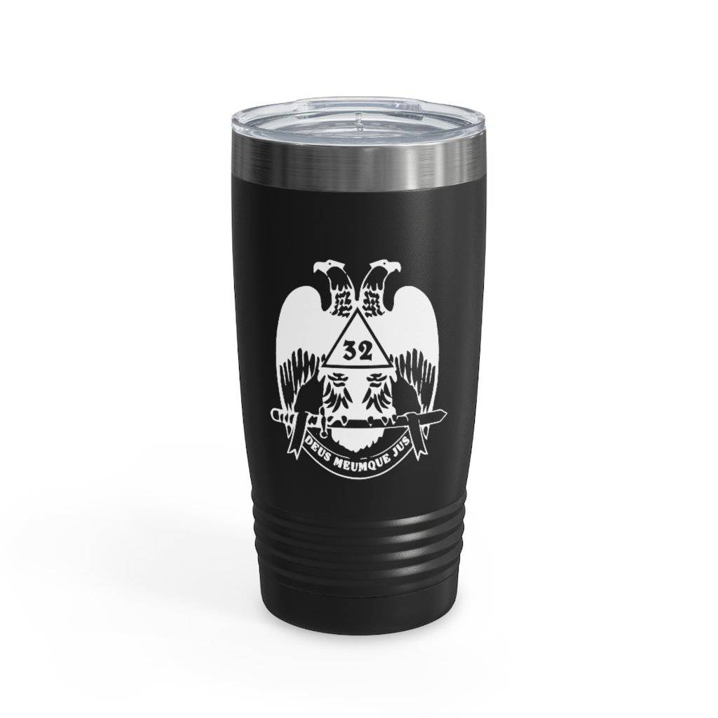 32nd Degree Scottish Rite Ringneck Tumbler - Wings Down Various Colors - Bricks Masons