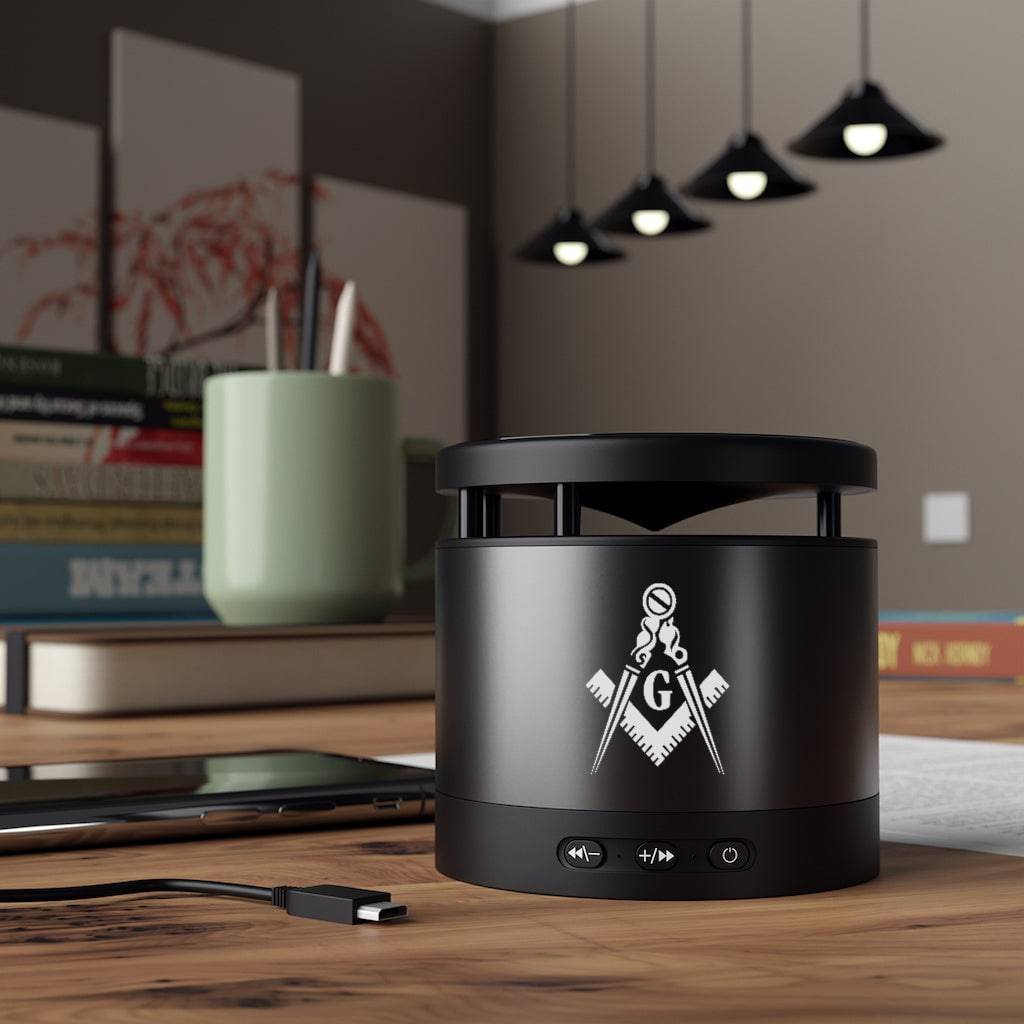 Master Mason Blue Lodge Speaker - Black with Square & Compass G