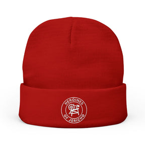 Heroines of Jericho Beanie - Various Colors Knit Embroidery Emblem - Bricks Masons