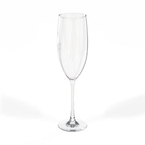 Master Mason Blue Lodge Champagne Flute - Square & Compasses Forget Me Not - Bricks Masons
