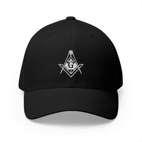 Master Mason Blue Lodge Canada Jurisdiction Baseball Cap - Embroidered Closed-Back Cap - Bricks Masons