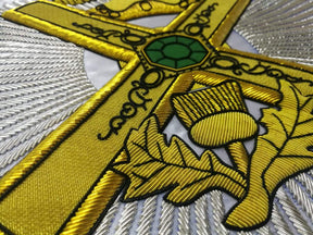 29th Degree Scottish Rite Banner - Handmade Bullion Embroidery