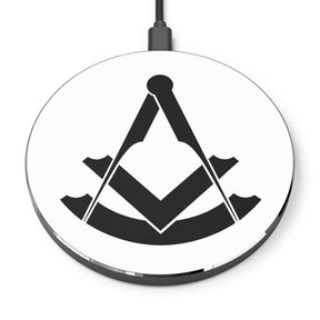 Past Master Blue Lodge Wireless Charger - Black & White